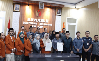 Bawaslu Kabupaten Gowa melaksanakan penandatanganan Nota Kesepahaman (MoU) dengan Institut Aisyiyah Sulawesi Selatan (INASS)