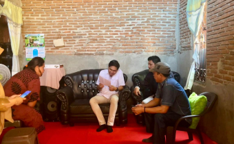 Dokumentasi foto di salah satu rumah warga saat pengawasan pelaksanaan coktas pada Senin (15/06/2026)