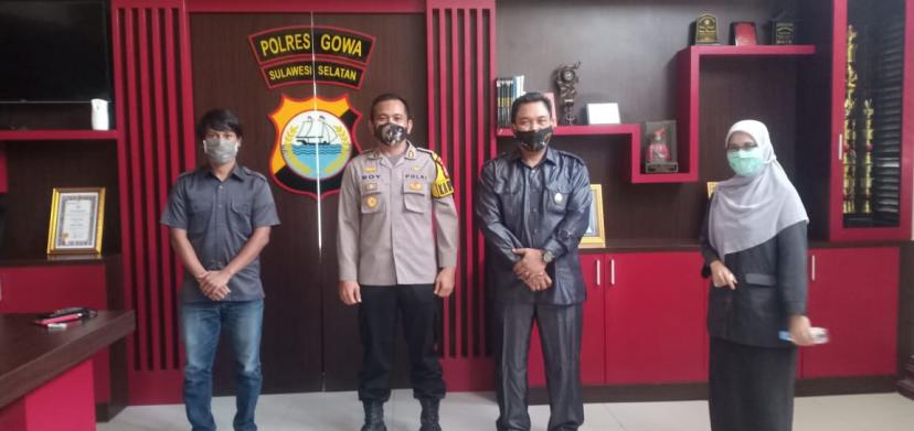 Antisipasi Terjadinya Pelanggaran, Bawaslu Koordinasi Dengan Kapolres Gowa