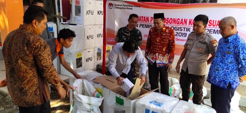 Bawaslu Gowa Hadiri Pengosongan Kotak Suara KPU Kabupaten Gowa