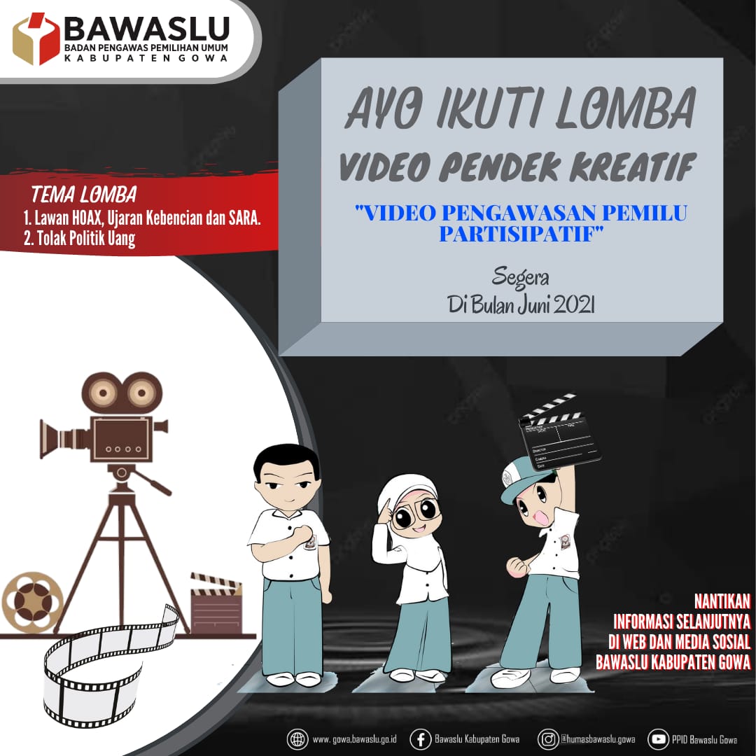 Yuk Ikutan Lomba Video Pendek Bawaslu