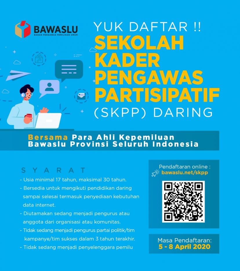 Yuk Daftar Sekolah Kader Pengawasan Partisipatif