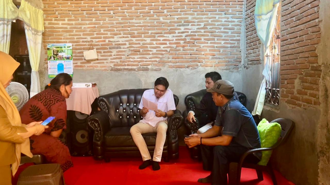 Dokumentasi foto di salah satu rumah warga saat pengawasan pelaksanaan coktas pada Senin (15/06/2026)