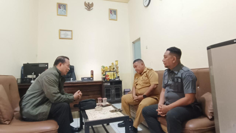  Koordinasi antara Tim Uji PetikBawaslu Kabupaten Gowa dengan Kelurahan Kalegowa