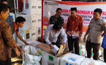 Bawaslu Gowa Hadiri Pengosongan Kotak Suara KPU Kabupaten Gowa