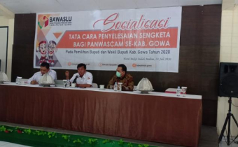 Gelar Sosialisasi, Bawaslu Antisipasi Sengketa Pemilihan