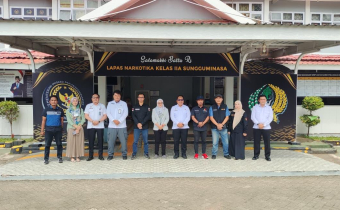 Anggota Bawaslu dan Anggota KPU serta Ka. Lapas Narkotika Kelas II Sungguminasa