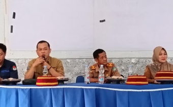 Kordiv P2H Juanto, hadir sebagai narasumber dalam kegiatan penyuluhan Pendidikan Politik yang digelar di Kantor Kecamatan Somba Opu