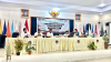 Bawaslu Gowa Saat memberikan tanggapan dan masukan pada kegiatan Sosialisasi Pemutakhiran Data Parpol Semester I Tahun 2026 di Aula Kantor KPU Gowa pada Rabu(17/06/2026)